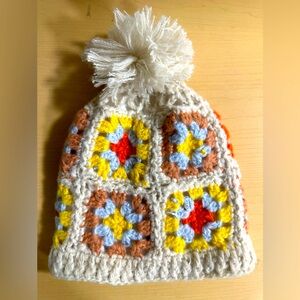 Wild Fable Beanie - Granny Square Multi Color